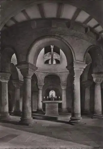 Fulda - Michaelskirche, Rotunde mit Apsis - ca. 1960