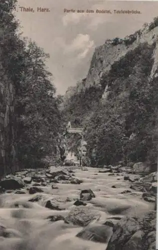 Thale - Bodetal, Teufelsbrücke - 1913