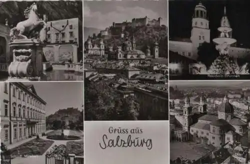 Österreich - Österreich - Salzburg - u.a. Residenz-Brunnen - 1962