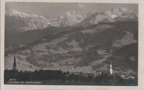 Garmisch-Partenkirchen - mit Dreithorspitze - 1926