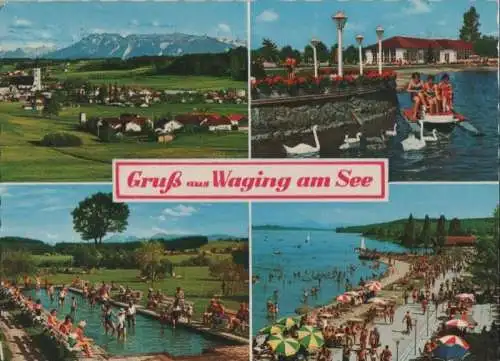 Österreich - Waging - u.a. Strandpromenade - 1977