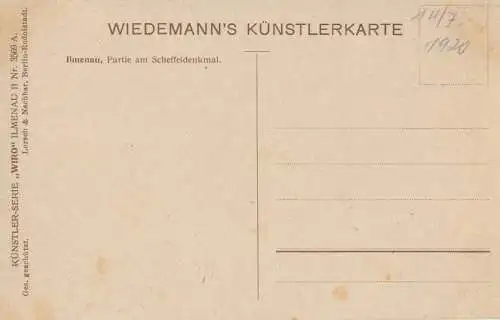 Ilmenau - Partie am Schffeldenkmal