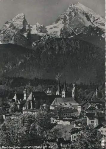 Berchtesgaden - mit Watzmann - 1959