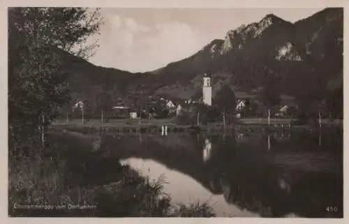 Oberammergau - vom Dorfweiher - 1937