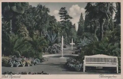 Bad Pyrmont - Palmengarten - 1940