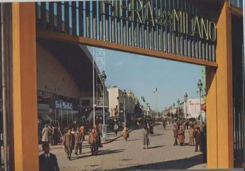 Italien - Italien - Mailand Milano - Messegelände, Veduta del Viale - ca. 1980