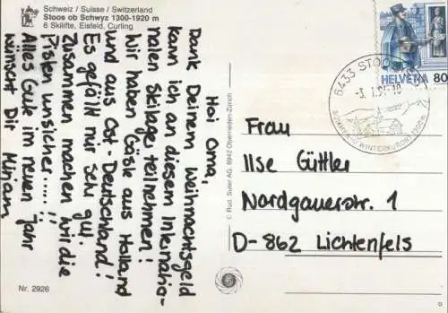 Schweiz - Stoos (OT von Morschach) - Schweiz - Ansicht