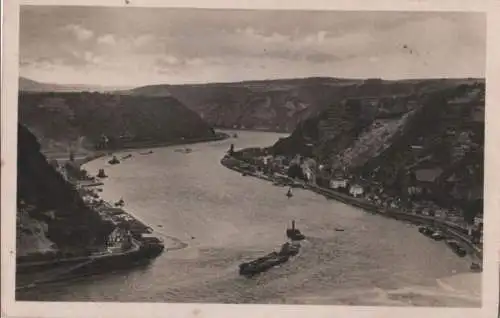 St. Goar - und Goarshausen mit Loreley - ca. 1955