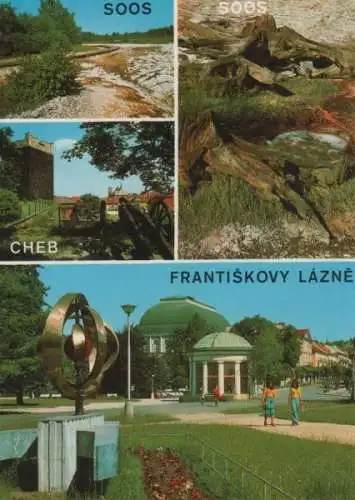 Tschechien - Tschechien - Frantiskovy Lazne - 4 Teilbilder - ca. 1980