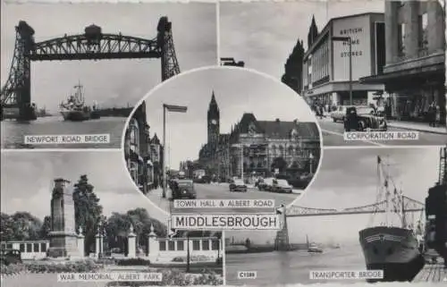 Großbritannien - Großbritannien - Middlesbrough - u.a. Albert Park, War Memorial - 1961