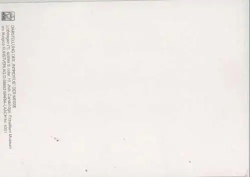 Introitus der Messe 9. oder 10. Jahrhundert