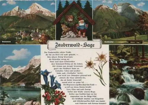 Zauberwald - mit Sage und vier Bildern - ca. 1975