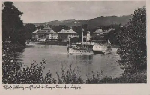 Dresden - Schloss Pillnitz u. Konzertdampfer Leipzig - ca. 1935