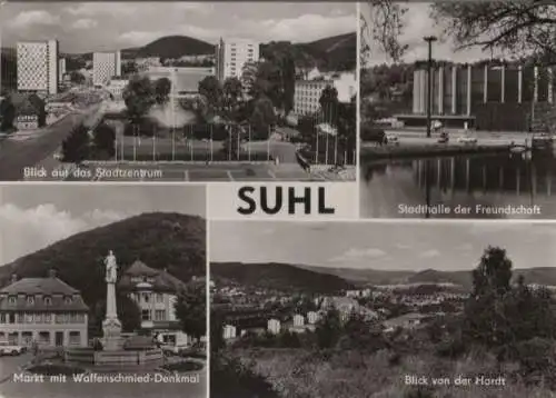 Suhl - u.a. Stadthalle der Freundschaft - 1977