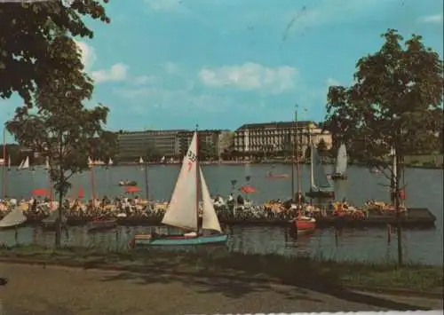 Hamburg - Blick auf Aussenalster - 1962