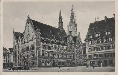 Ulm mit Rathaus - ca. 1935