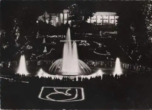 Bad Oeynhausen - Wasserspiele und Wandelhalle - 1957