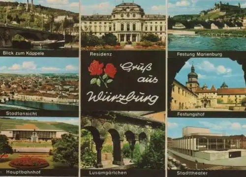 Würzburg - u.a. Residenz - 1984