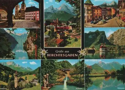 Berchtesgaden - u.a. Marktplatz - ca. 1980