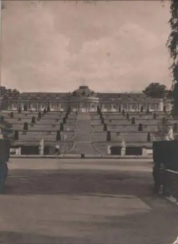 Potsdam, Sanssouci - Schloß mit Terrassen - 1967