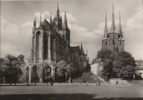 Erfurt - Dom und Severikirche - 1977