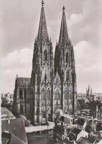 Köln - Dom, Westseite - 1954