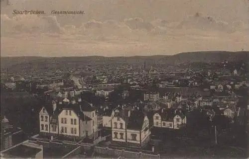 Saarbrücken - Gesamtansicht - 1919