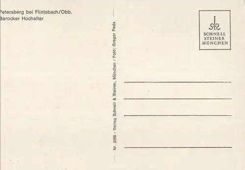 Flintsbach - Petersberg, Hochaltar