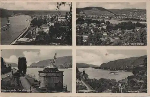 Rhein - u.a. Remagen - ca. 1955