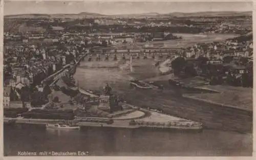 Koblenz - mit Deutschem Eck - 1929