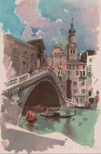 Italien - Italien - Venedig - Ponte di Rialto - ca. 1960