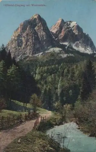 Höllental (Wetterstein) - mit Waxenstein - 1950