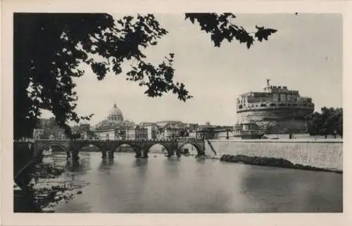 Italien - Italien - Rom - Roma - Castello e Ponte S. Angelo - ca. 1950