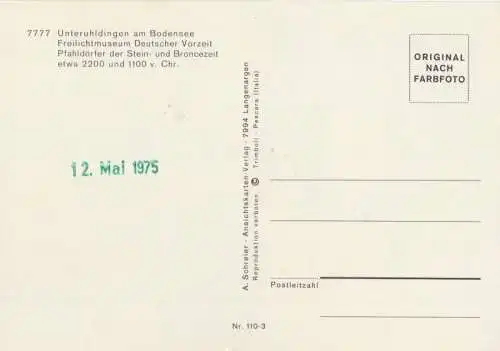 Uhldingen-Mühlhofen - Unteruhldingen - Freilichtmuseum