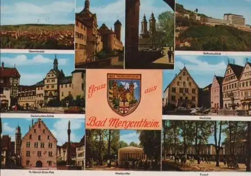 Bad Mergentheim - u.a. Musikpavillon - 1968