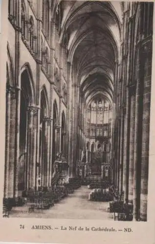 Frankreich - Frankreich - Amiens - La Nef de la Cathedrale - ca. 1950