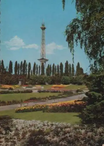 Berlin-Westend, Funkturm - mit Sommergarten - ca. 1975