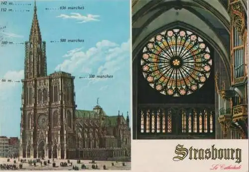 Frankreich - Frankreich - Strasbourg - Le Cathedrale - 1978