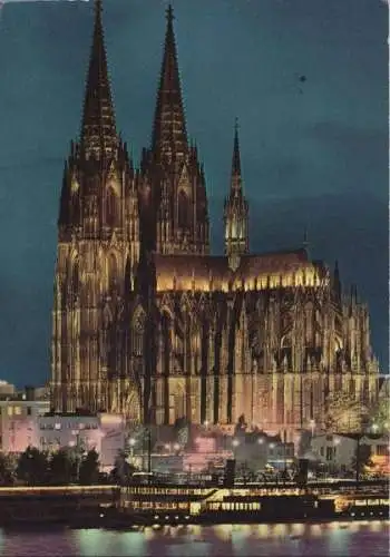 Köln - Festbeleuchtung am Dom