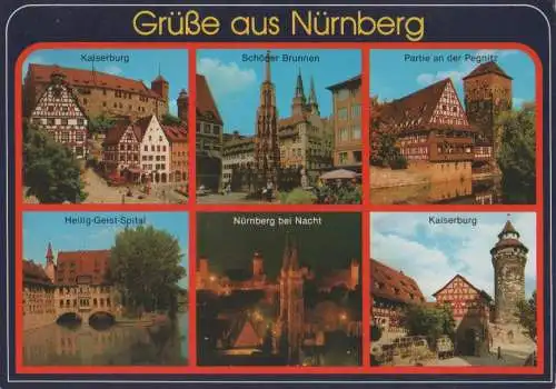 Nürnberg - u.a. bei Nacht - ca. 1980