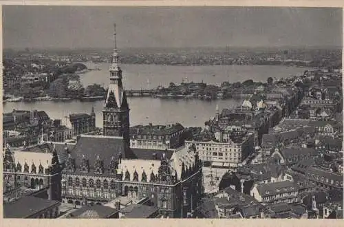 Hamburg - Binnen- und Außenalster - ca. 1950