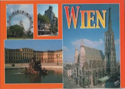 Österreich - Österreich - Wien - 4 Teilbilder - ca. 1995