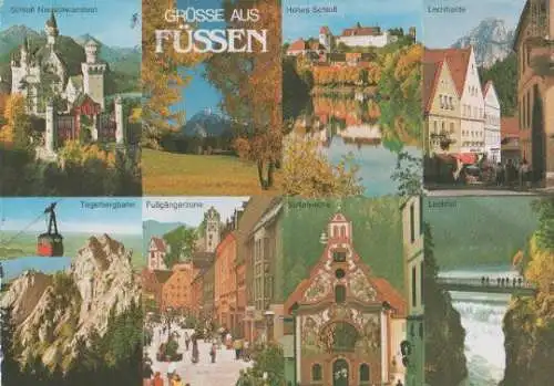 Füssen u.a. Lechhalde u. Tegelbergbahn - 1987