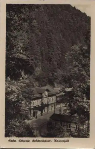 Sächsische Schweiz - Lichtenhainer Wasserfall - 1956