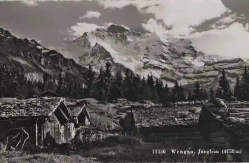 Schweiz - Schweiz - Wengen - mit Jungfrau - ca. 1950