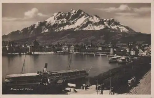 Schweiz - Schweiz - Luzern - mit Pilatus - ca. 1955