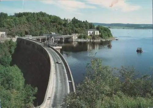 Remptendorf - Talsperre Saale - Sperrmauer - 1991