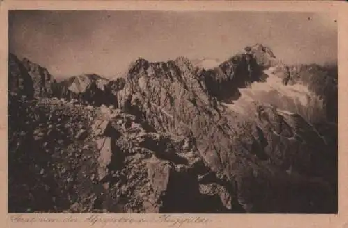 Alpspitze - Grat zur Zugspitze - ca. 1935