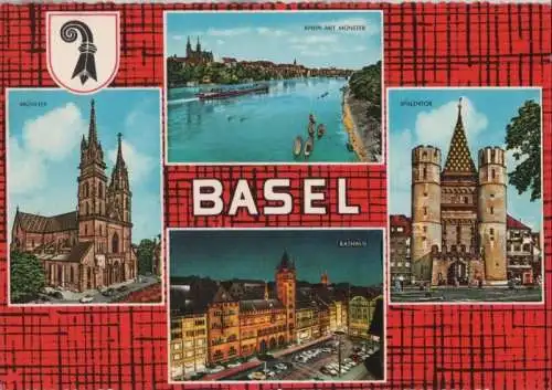 Schweiz - Schweiz - Basel - mit 4 Bildern - ca. 1965