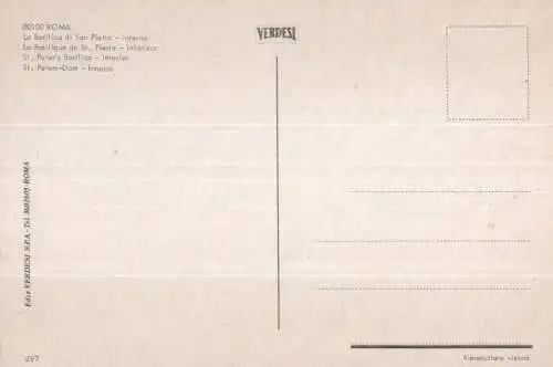 Italien - Rom - Roma - Italien - Basilica di San Pietro